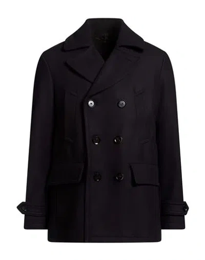 Belstaff Man Coat Black Size 42 Wool, Polyamide, Cashmere