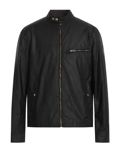 Belstaff Man Jacket Black Size 40 Cotton