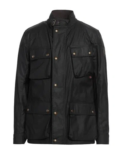 BELSTAFF BELSTAFF MAN JACKET BLACK SIZE 48 COTTON