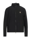 Belstaff Man Jacket Black Size 44 Polyamide, Elastane