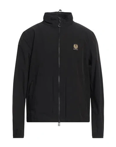 Belstaff Man Jacket Black Size 44 Polyamide, Elastane In Black