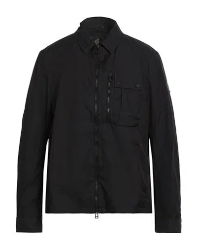 Belstaff Man Jacket Black Size Xl Polyamide