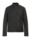 Belstaff Man Jacket Midnight Blue Size 42 Cotton In Green