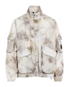 Belstaff Man Jacket Grey Size M Polyamide In Multi