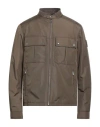Belstaff Man Jacket Khaki Size Xl Polyamide, Polyester, Elastane In Brown
