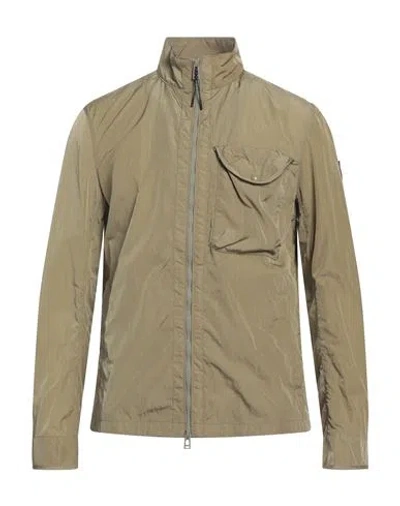 Belstaff Man Jacket Khaki Size Xxl Polyamide In Beige