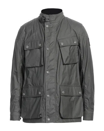 Belstaff Man Jacket Lead Size 46 Cotton In Grey