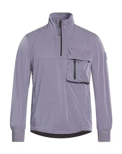 Belstaff Man Jacket Lilac Size Xs Polyamide In Gray