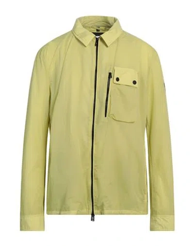 Belstaff Man Jacket Lime Green Size Xxl Polyamide