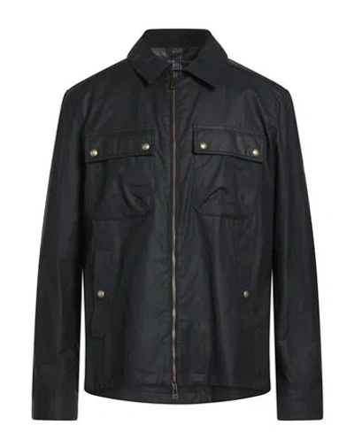 BELSTAFF BELSTAFF MAN JACKET MIDNIGHT BLUE SIZE 3XL COTTON