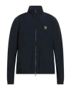 Belstaff Man Jacket Midnight Blue Size 46 Polyamide, Elastane In Blue