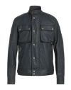 Belstaff Man Jacket Midnight Blue Size 46 Cotton
