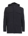 Belstaff Man Jacket Midnight Blue Size 46 Polyamide, Elastane