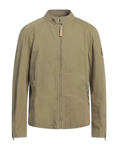 Belstaff Man Jacket Military Green Size 46 Cotton