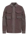 Belstaff Man Jacket Purple Size Xxl Polyamide, Cotton