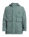 Belstaff Man Jacket Sage Green Size 40 Polyester In Green