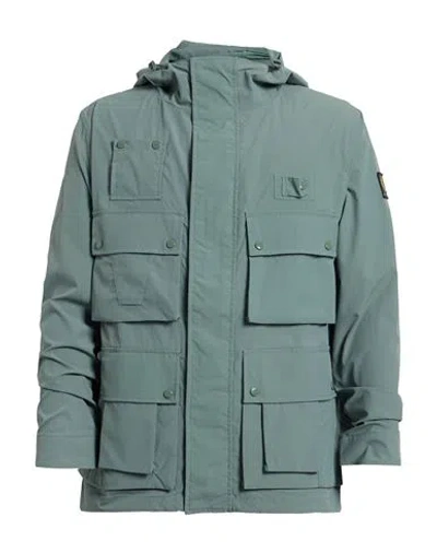 Belstaff Man Jacket Sage Green Size 40 Polyester