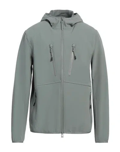 Belstaff Man Jacket Sage Green Size 46 Polyamide, Elastane, Polyester