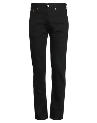 Belstaff Man Jeans Black Size 30w-30l Cotton, Polyester