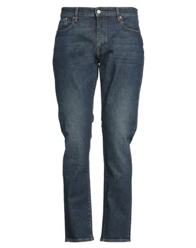 Belstaff Man Jeans Blue Size 34w-32l Cotton, Elastane