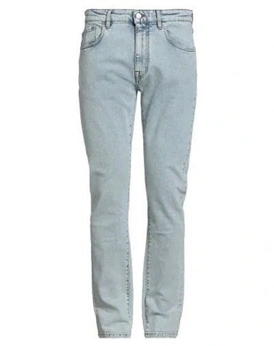 Belstaff Man Jeans Blue Size 34w-32l Cotton, Elastane
