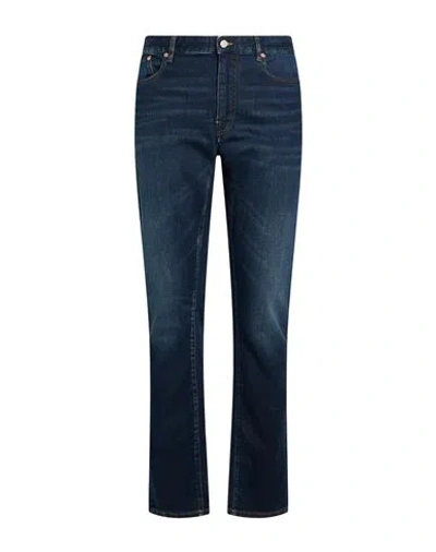 Belstaff Man Jeans Blue Size 36w-34l Cotton, Elastomultiester, Elastane