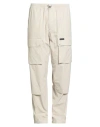 Belstaff Man Pants Beige Size Xl Polyester In Sand