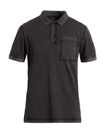 Belstaff Man Polo Shirt Charcoal Size S Cotton In Multi