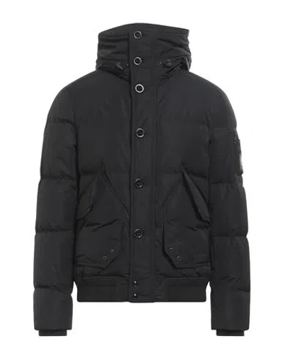 Belstaff Man Puffer Black Size 40 Polyester, Polyamide In Black