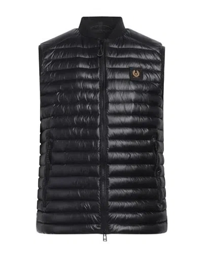 Belstaff Man Puffer Black Size 44 Polyamide