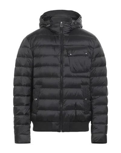 Belstaff Man Puffer Black Size 44 Polyamide, Cotton, Polyester, Elastane