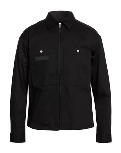 Belstaff Man Shirt Black Size L Cotton, Elastane