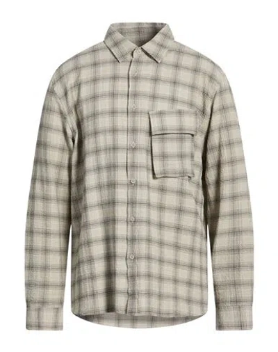 Belstaff Man Shirt Grey Size S Cotton, Elastane