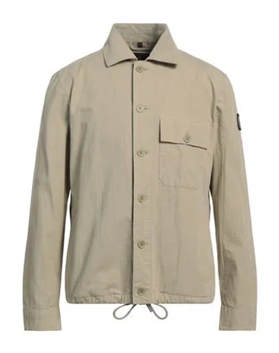 Belstaff Man Shirt Sage Green Size Xxl Cotton