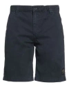 Belstaff Man Shorts & Bermuda Shorts Midnight Blue Size 34 Cotton In Blue