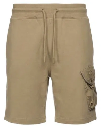 Belstaff Man Shorts & Bermuda Shorts Sage Green Size S Cotton, Elastane