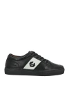 Belstaff Man Sneakers Black Size 9 Leather In Black
