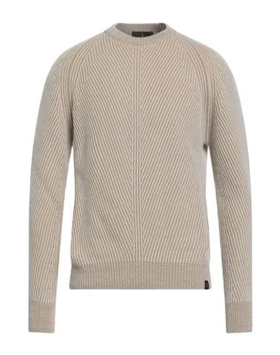 Belstaff Man Sweater Beige Size Xl Wool In Neutral