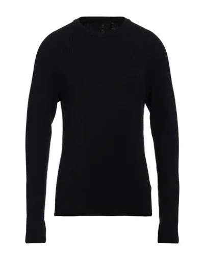 Belstaff Man Sweater Midnight Blue Size L Wool, Elastane