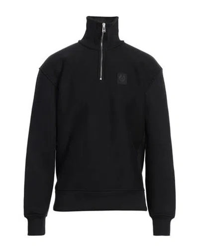 Belstaff Man Sweatshirt Black Size Xl Cotton