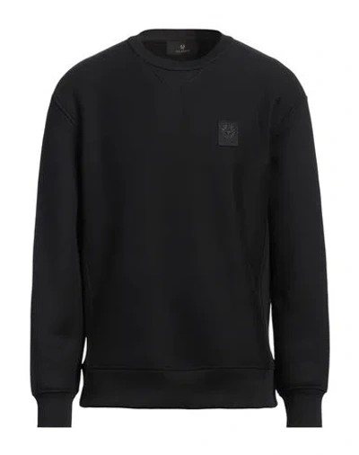 Belstaff Man Sweatshirt Black Size Xl Cotton