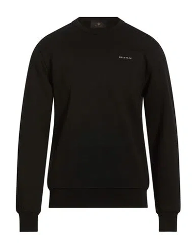 Belstaff Man Sweatshirt Black Size Xl Cotton, Elastane