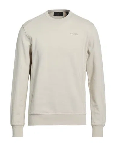 Belstaff Man Sweatshirt Cream Size M Cotton, Elastane In White