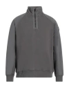 Belstaff Man Sweatshirt Grey Size Xxl Cotton, Elastane