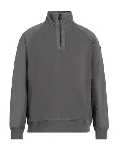 Belstaff Man Sweatshirt Grey Size Xxl Cotton, Elastane