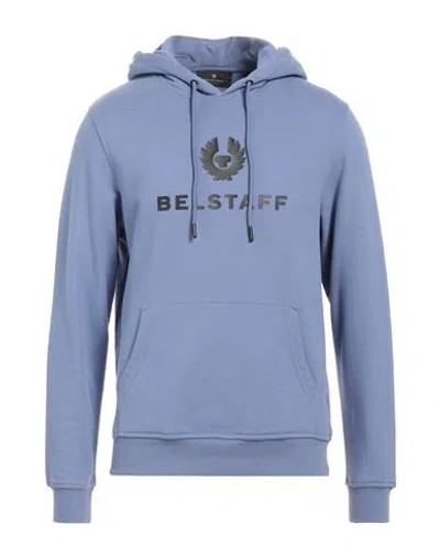 Belstaff Man Sweatshirt Light Green Size L Cotton, Elastane In Green