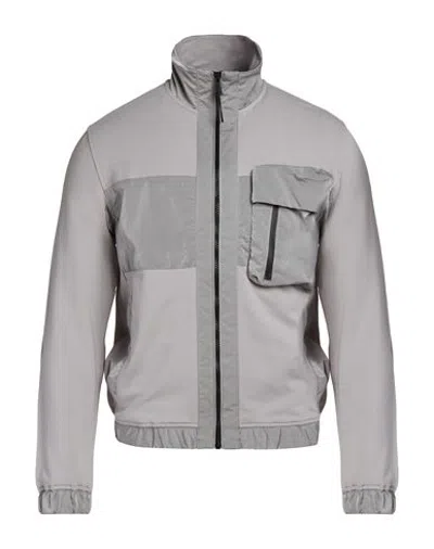 Belstaff Man Sweatshirt Light Grey Size Xs Cotton, Elastane, Polyamide In Gray