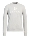 Belstaff Man Sweatshirt Light Grey Size Xxl Cotton, Elastane