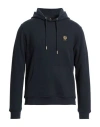 Belstaff Man Sweatshirt Midnight Blue Size M Cotton, Elastane