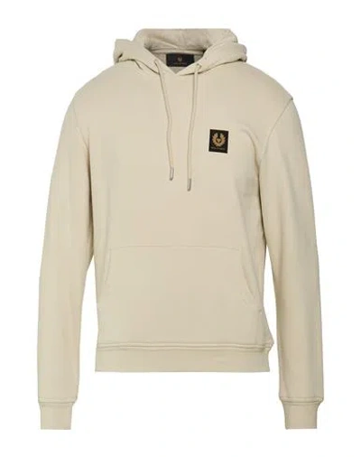 Belstaff Man Sweatshirt Sand Size M Cotton, Elastane In Neutral